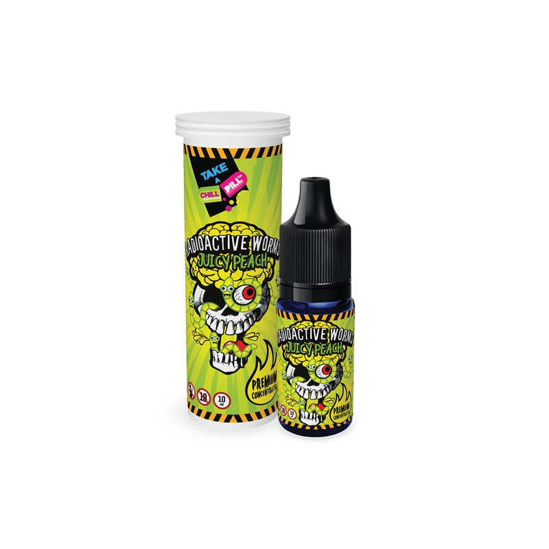 Concentré Radioactive Worms - Juicy Peach 10ml Chill Pill Concentré Radioactive Worms - Juicy Peach 10ml Chill Pill