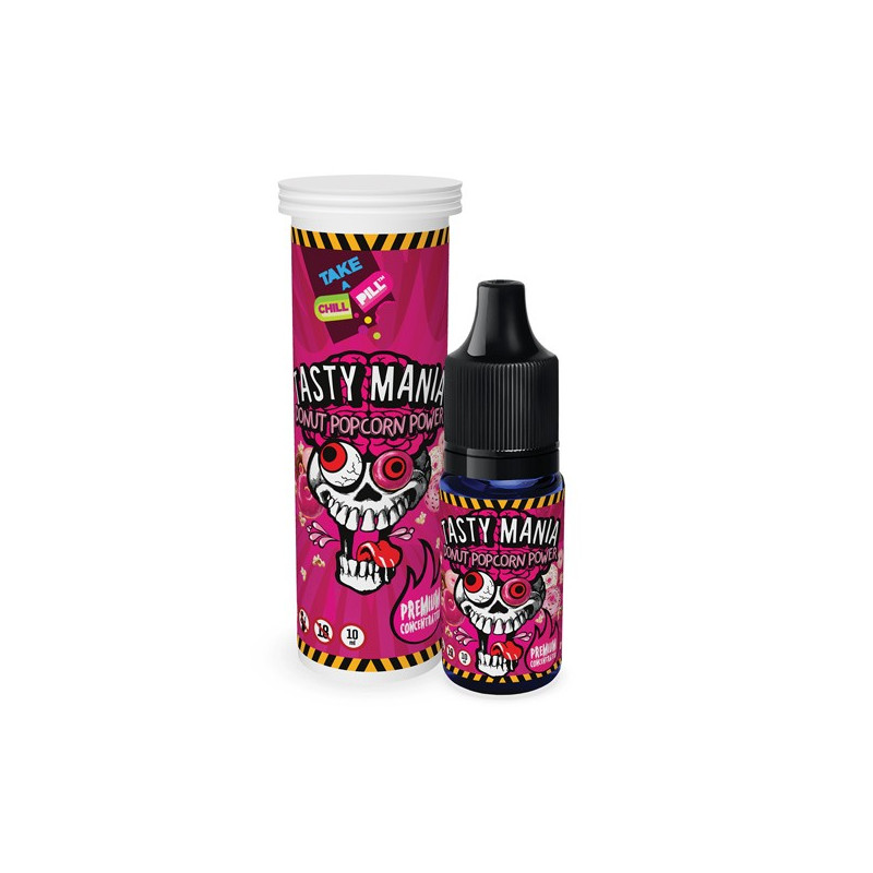 Concentré Tasty Mania - Donut Popcorn Power 10ml Chill Pill Concentré Tasty Mania - Donut Popcorn Power 10ml Chill Pill