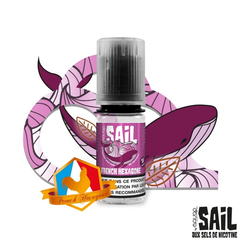 SAIL FRENCH HEXAGONE - Sels de nicotine 10ml AVAP