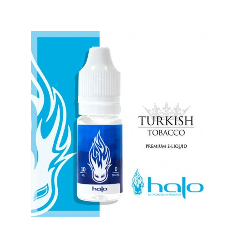 Turkish Tobacco 10ml Halo Premium (12 pièces)