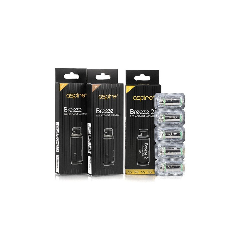 Pack de 5 résistances U-tech Breeze Aspire