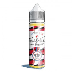 Charlotte aux Fraises 50ml Le Coq qui Vape Charlotte aux Fraises 50ml Le Coq qui Vape
