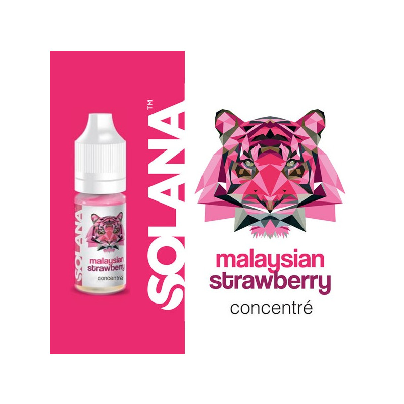 Concentré Malaysian Strawberry 10ml Solana (10 pièces)