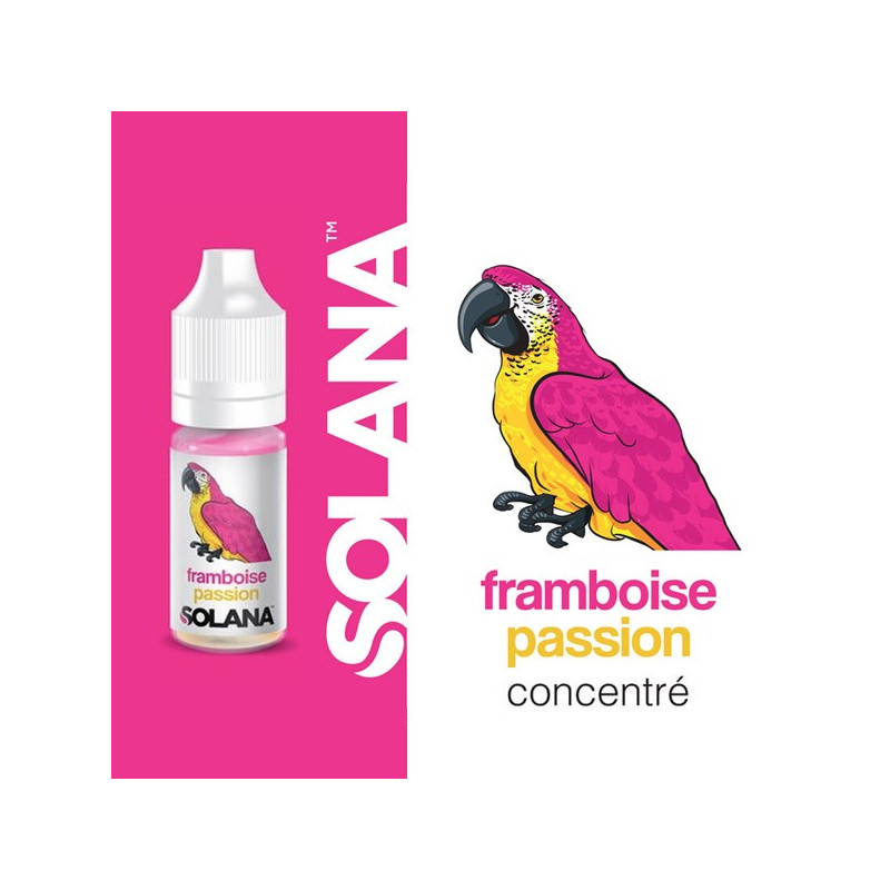 Concentré Framboise Passion 10ml Solana (10 pièces)