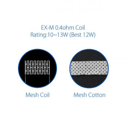 Résistances EX-M (0.4ohm) Joyetech (5 pièces) Résistances EX-M (0.4ohm) Joyetech (5 pièces)