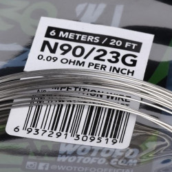 Bobine Ni90 Competition Wire Wotofo (20feet/spool) Bobine Ni90 Competition Wire Wotofo (20feet/spool)