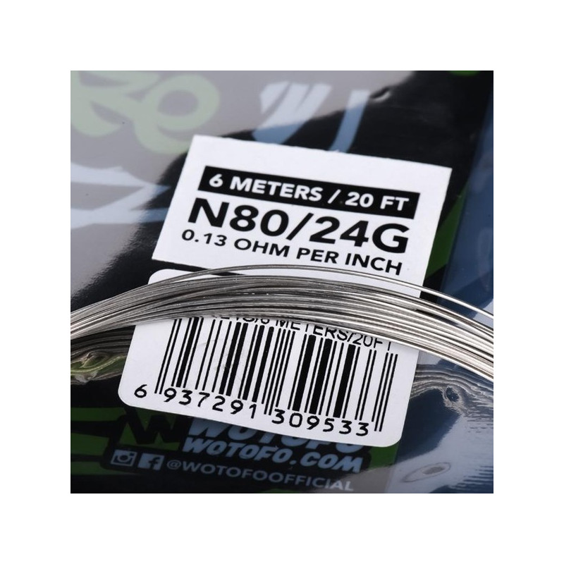 Bobine Ni80 Competition Wire Wotofo (20feet/spool)