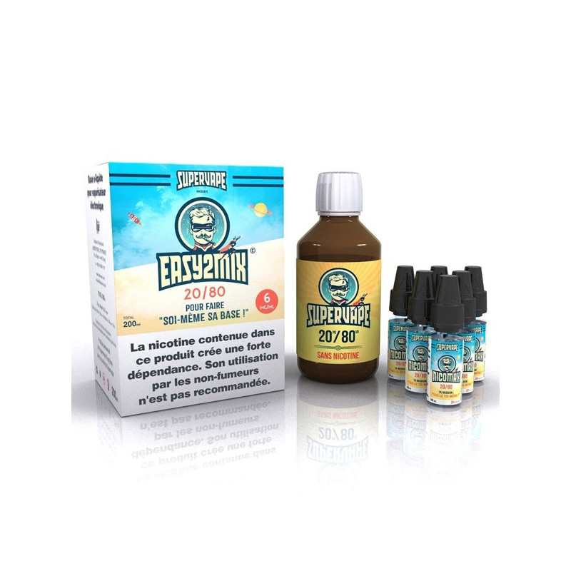 Kit Easy2Mix 20%PG / 80%VG Supervape