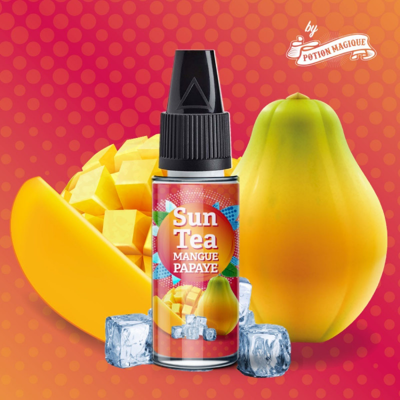 Concentré Mangue Papaye 10ml Sun Tea by Full Moon (10 pièces)