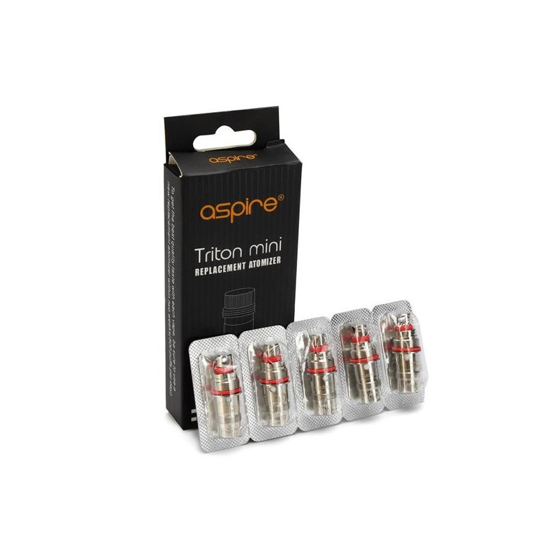 Résistances Triton Mini Ni200 (0.15ohm) Aspire (pack de 5)