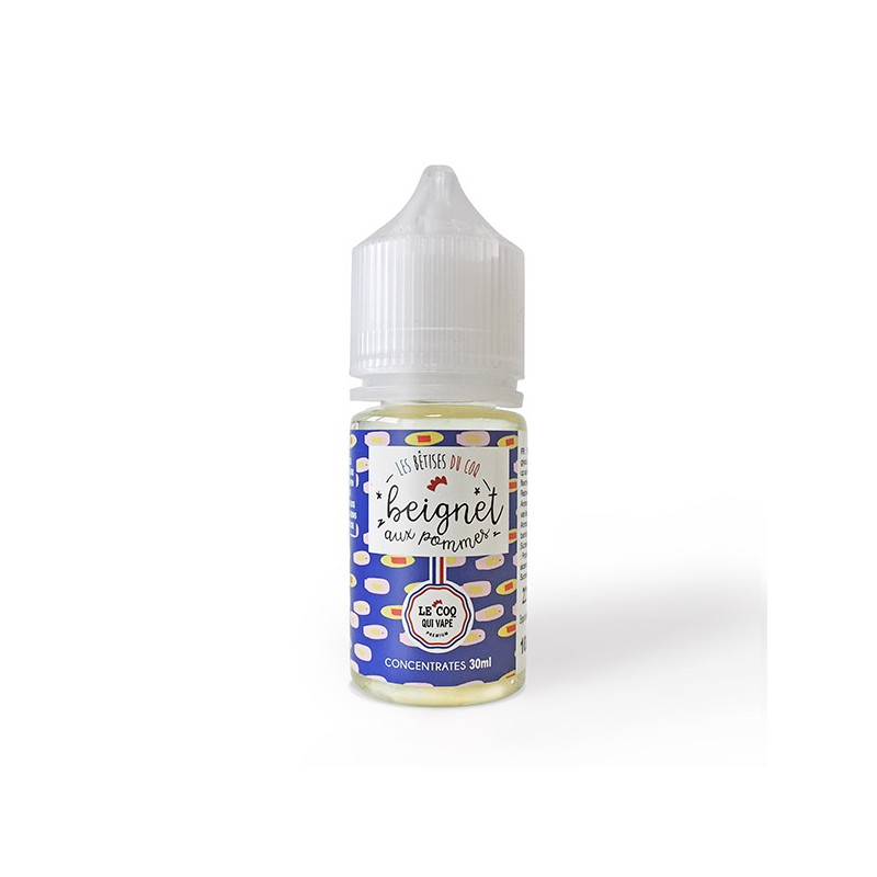 Concentré Beignet aux Pommes 30ml Les Bêtises du Coq by Le Coq qui Vape (5 pièces)