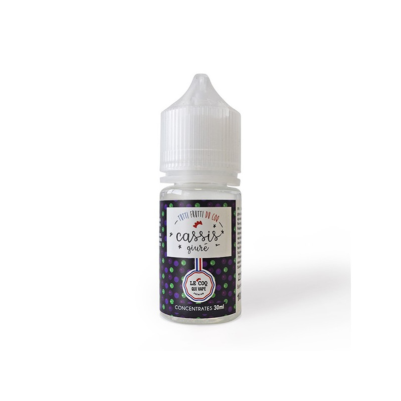 Concentré Cassis Givré 30ml Tutti Frutti du Coq by Le Coq qui Vape (5 pièces)