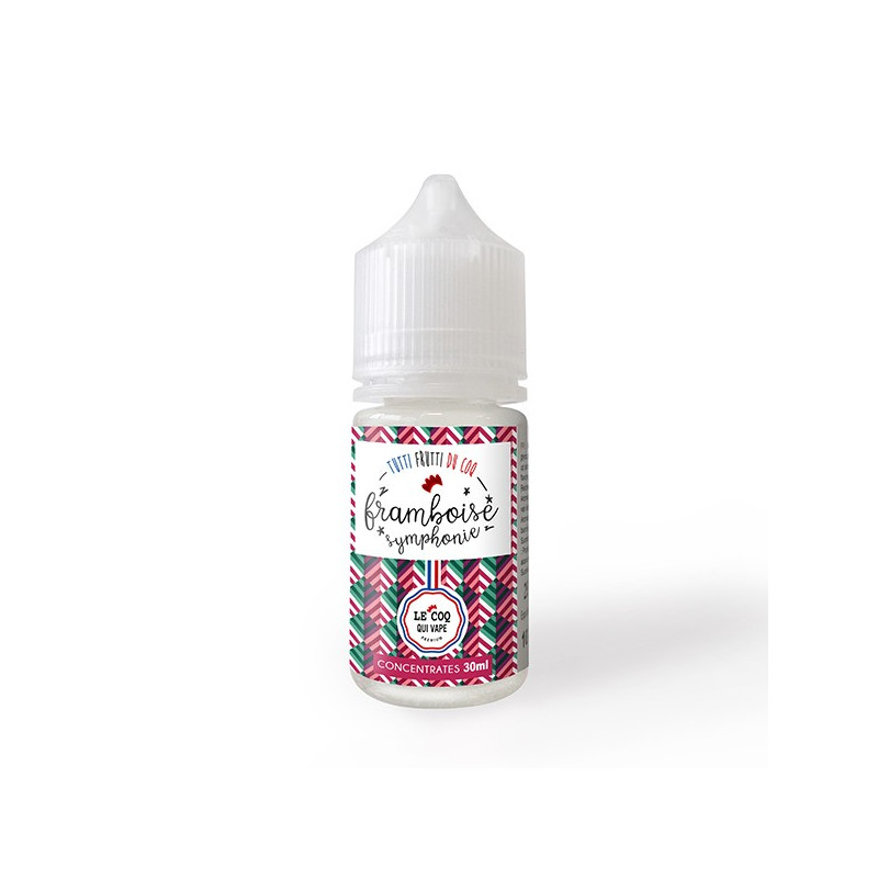 Concentré Framboise Symphonie 30ml Tutti Frutti du Coq by Le Coq qui Vape (5 pièces)