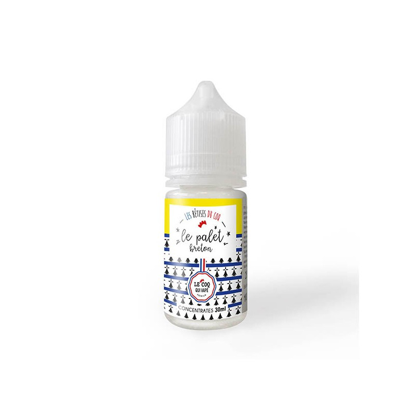 Concentré Le Palet Breton 30ml Les Bêtises du Coq by Le Coq qui Vape (5 pièces) Concentré Le Palet Breton 30ml Les Bêtises du Coq by Le Coq qui Vape (5 pièces)