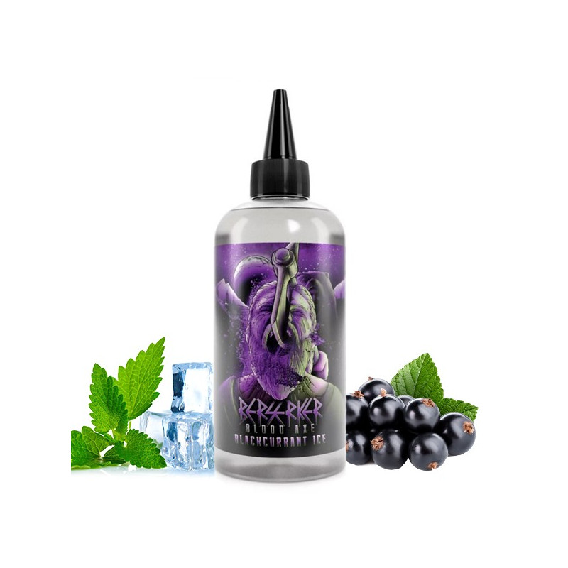 Blackcurrant Ice 200ml Berserker by Joe's Juice (dropper inclus)