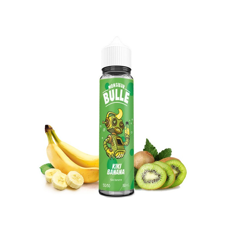 Kiki Banana 50ml Monsieur Bulle by Liquideo