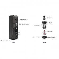 Kit GTX One 40w 2000mAh Vaporesso Kit GTX One 40w 2000mAh Vaporesso