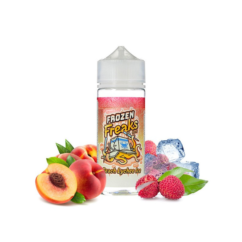 Peach & Lychee Ice 100ml Frozen Freaks