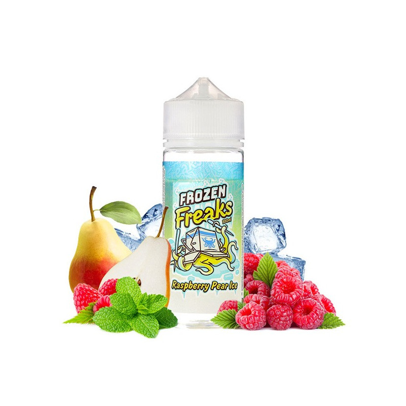 Raspberry & Pear Ice 100ml Frozen Freaks