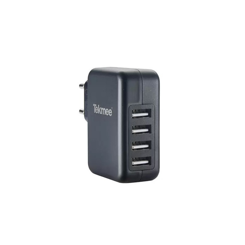 Chargeur Mural 4 Ports USB 4.8A Tekmee