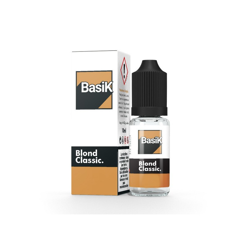 Blond Classic 10ml BasiK by Cloud Vapor (sels de nicotine)