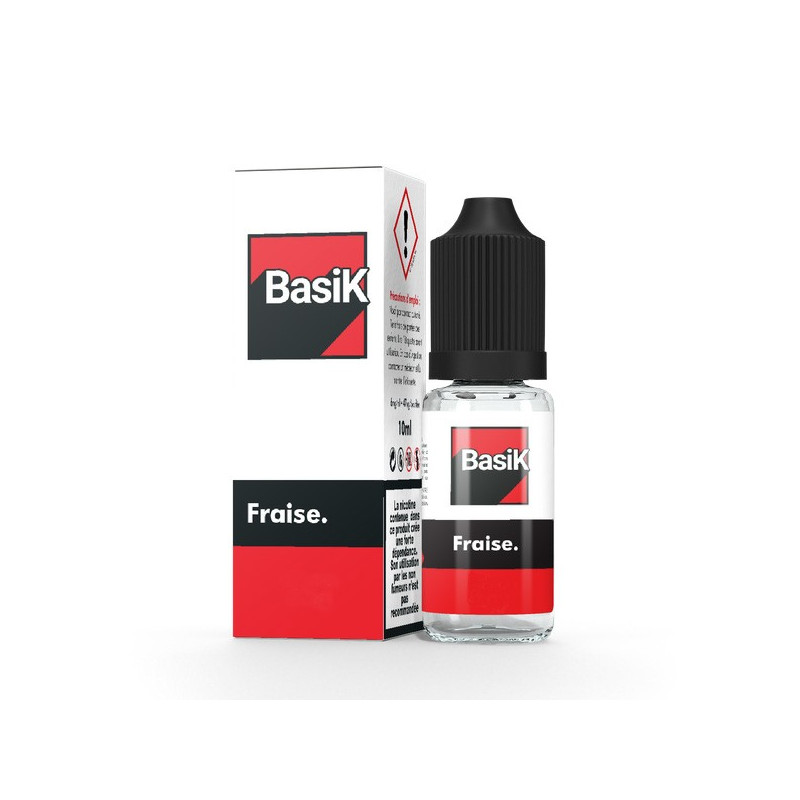 Fraise 10ml BasiK by Cloud Vapor (sels de nicotine)