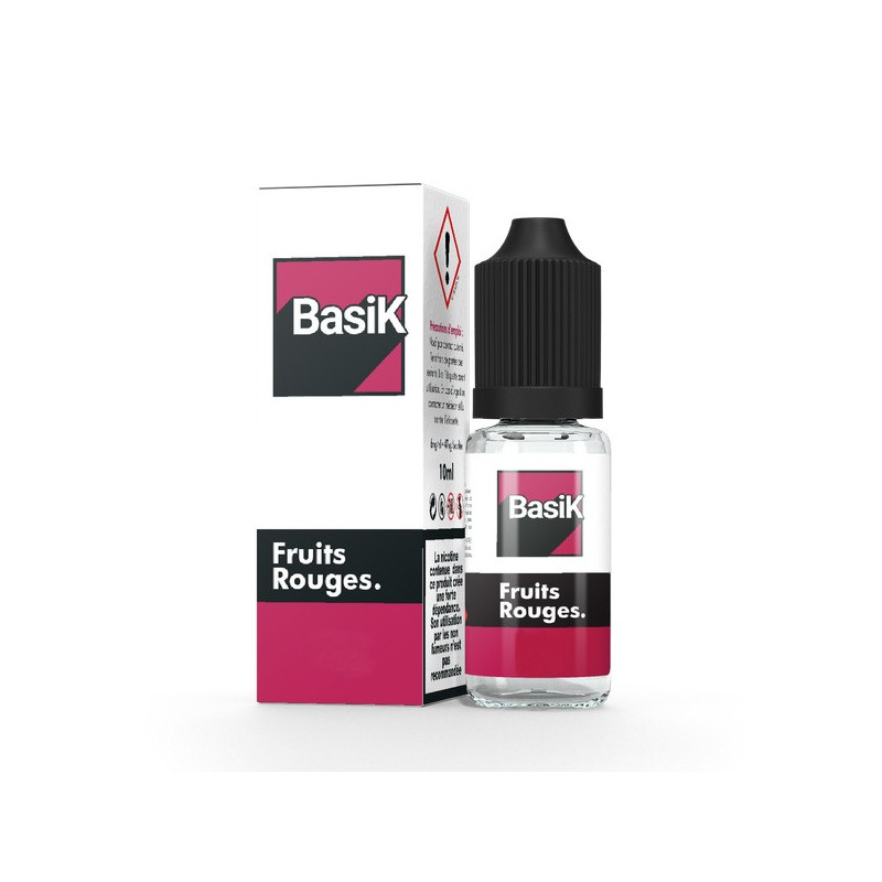 Fruits rouges 10ml BasiK by Cloud Vapor (sels de nicotine)