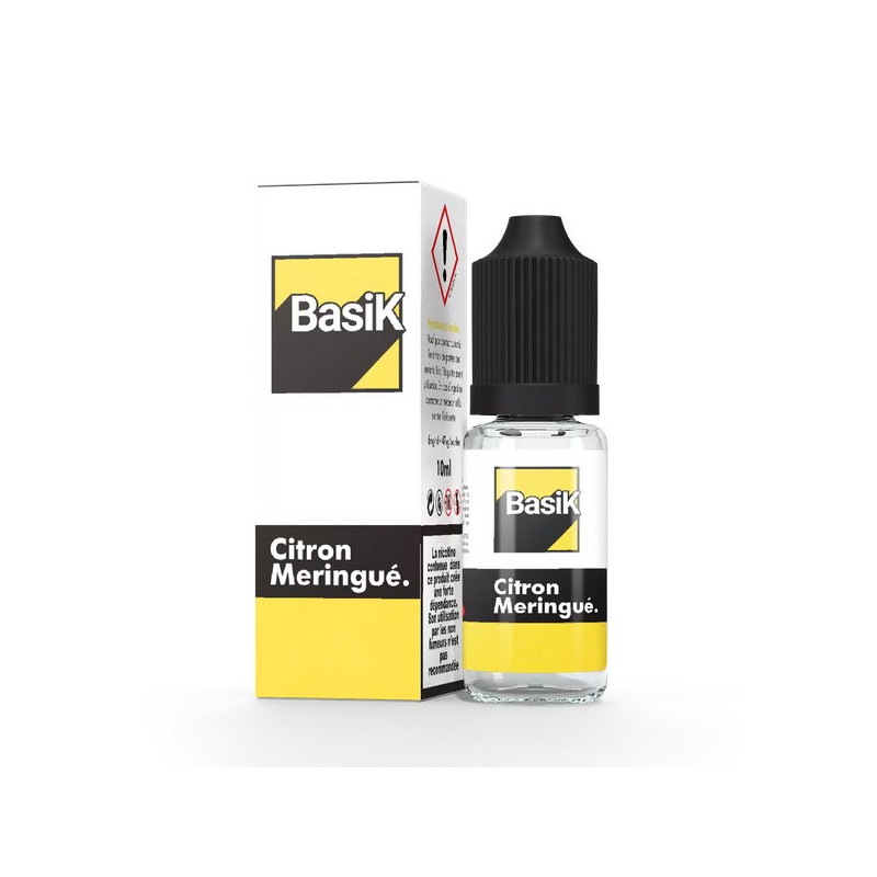 Citron Meringué 10ml BasiK by Cloud Vapor (sels de nicotine)