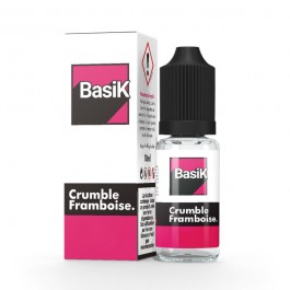 Crumble Framboise 10ml BasiK by Cloud Vapor (sels de nicotine)