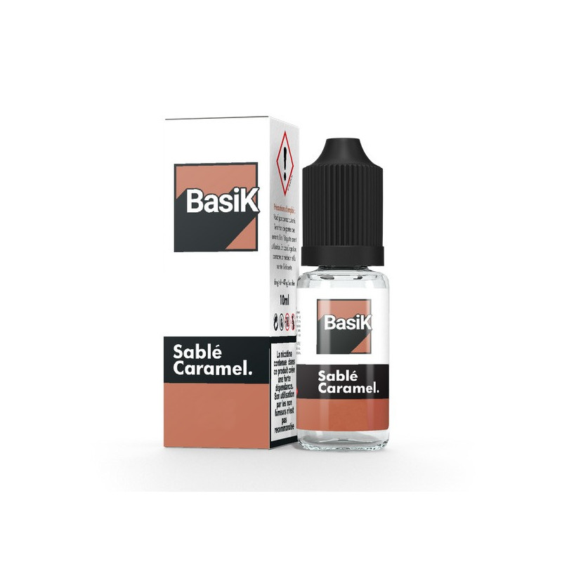 Sablé Caramel 10ml BasiK by Cloud Vapor (sels de nicotine)