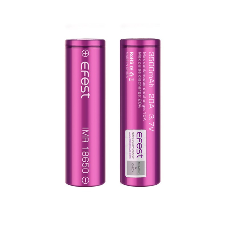 Accu Efest Purple IMR 18650 3500mah 20A