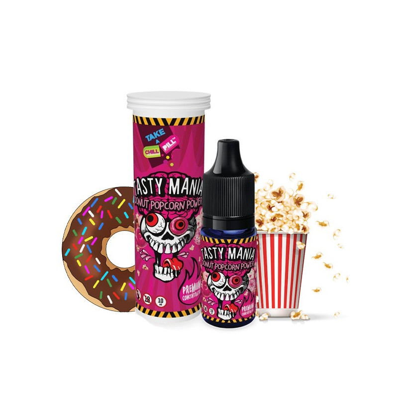 Concentré Tasty Mania - Donut Popcorn Power 10ml Chill Pill