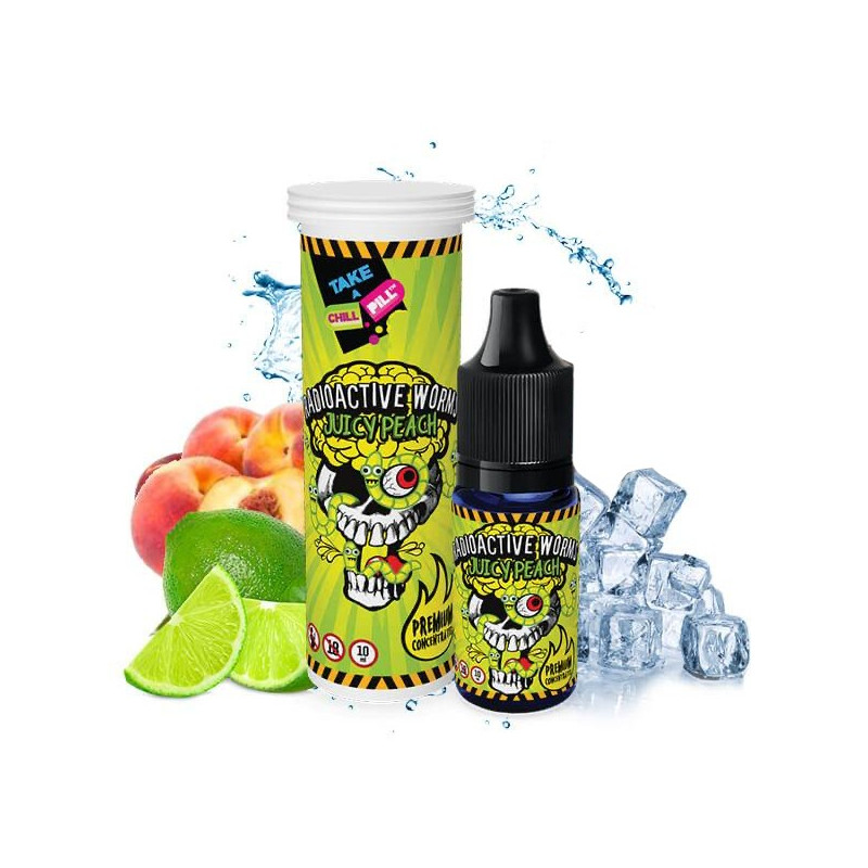 Concentré Radioactive Worms - Juicy Peach Fresh Edition 10ml Chill Pill