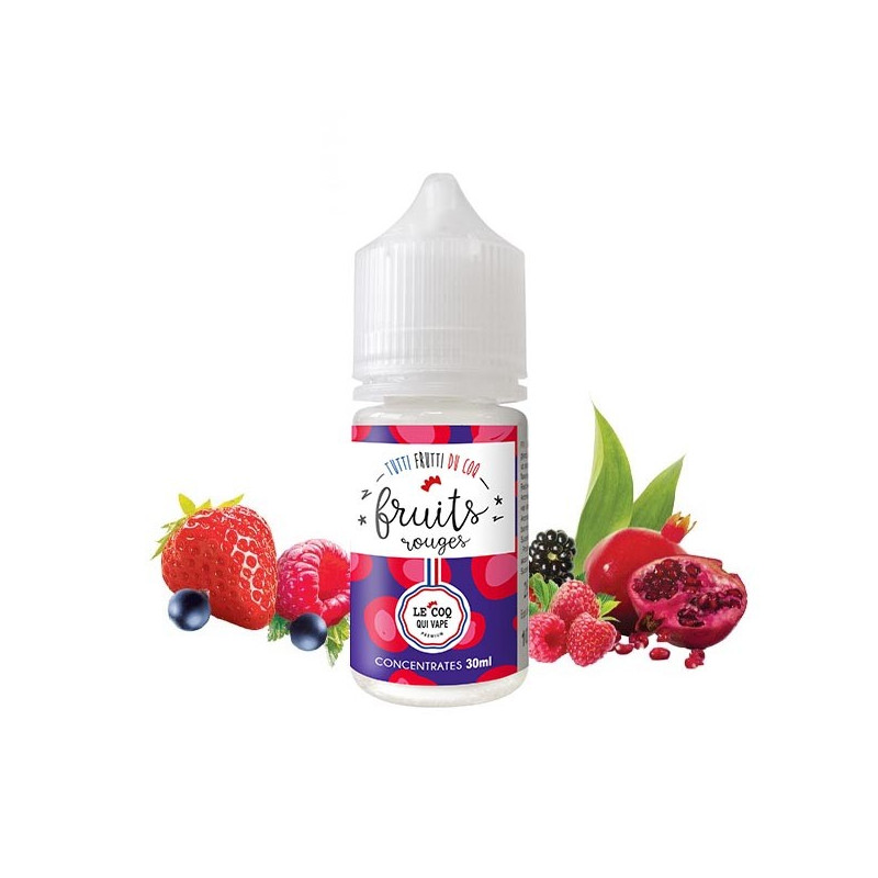 Concentré Fruits Rouges 30ml Tutti Frutti du Coq by Le Coq qui Vape (5 pièces)