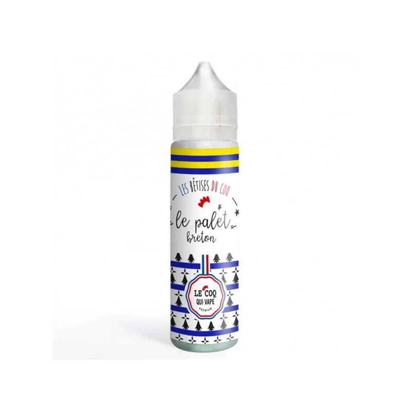 Le Palet Breton 50ml Les Bêtises du Coq by Le Coq qui Vape Le Palet Breton 50ml Les Bêtises du Coq by Le Coq qui Vape