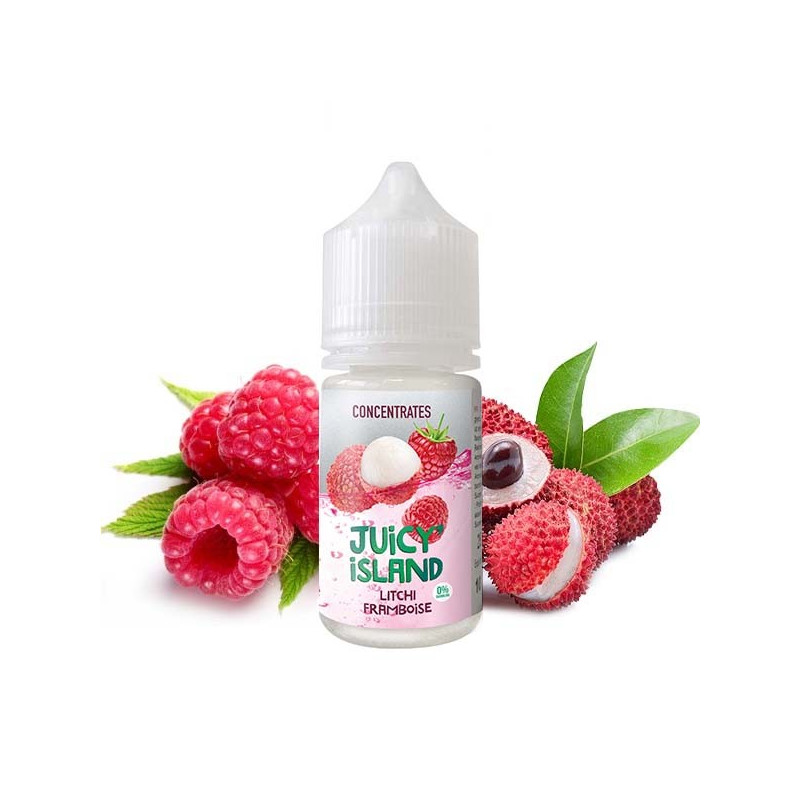 Concentré Litchi Framboise 30ml Juicy Island (5 pièces)