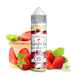 Charlotte aux Fraises 50ml Le Coq qui Vape Charlotte aux Fraises 50ml Le Coq qui Vape