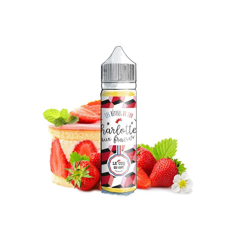 Charlotte aux Fraises 50ml Le Coq qui Vape