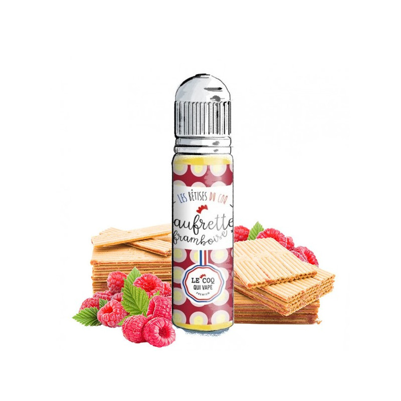 Gaufrette Framboise 50ml Les Bêtises du Coq by Le Coq qui Vape