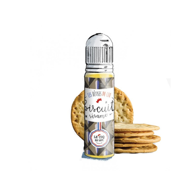 Biscuit Sésame 50ml Les Bêtises du Coq by Le Coq qui Vape