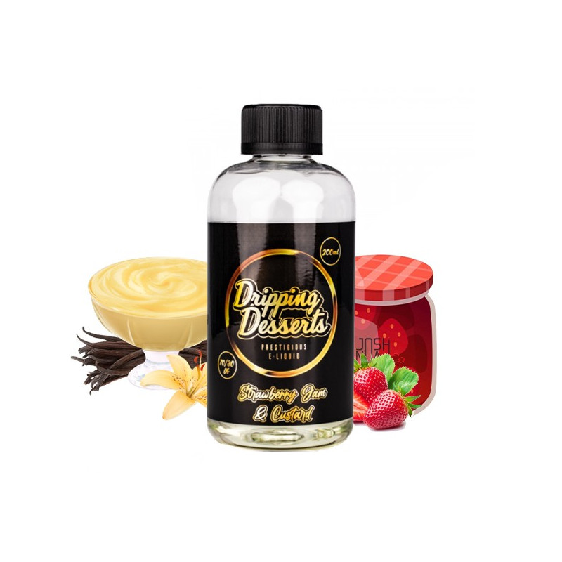 Strawberry Jam and Custard 200ml Dripping Desserts