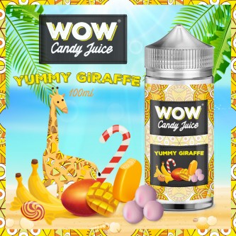 Yummy Giraffe 100ml WOW Candy Juice - Made in Vape