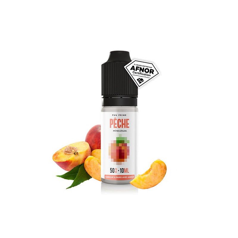 Pêche 10ml Fruuits by The Fuu (sel de nicotine)