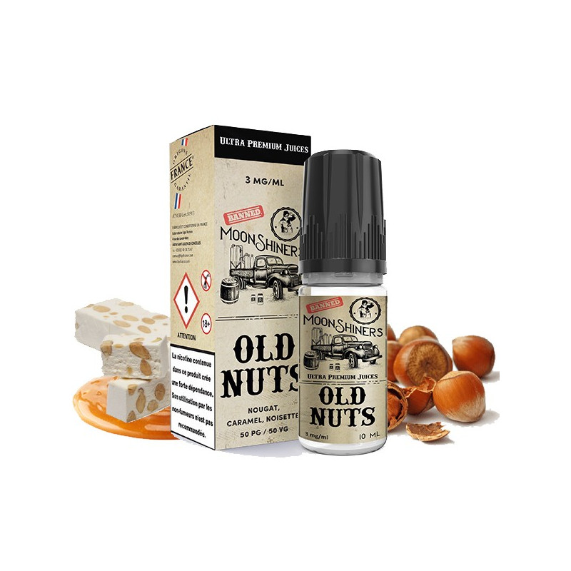 Moon Shiners : Old Nuts 10ml Le French Liquide (6 pièces)