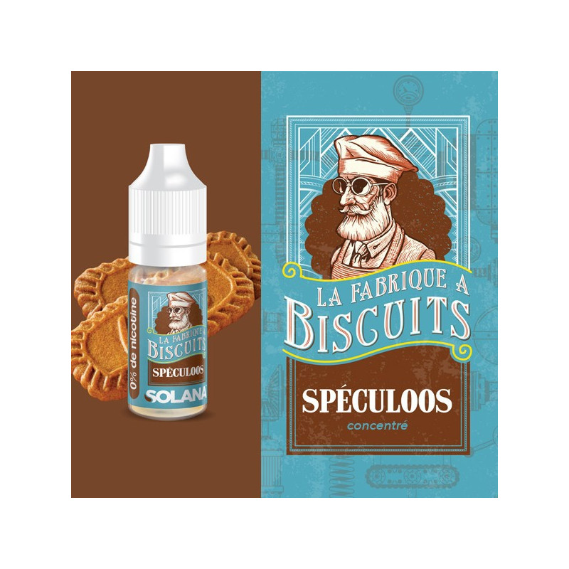 Concentré Spéculoos 10ml La Fabrique à Biscuits by Solana (10 pièces)