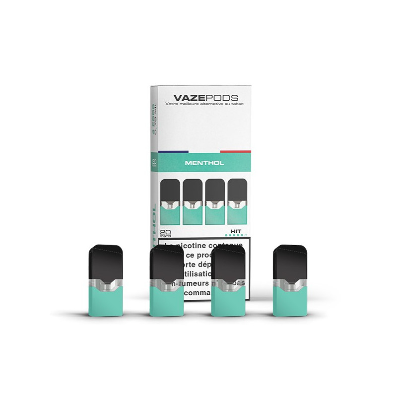 Pod Menthol pour batterie Vaze (pack de 4)