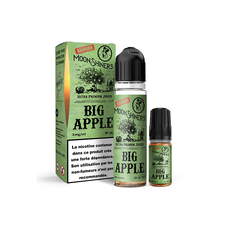 Kit Easy2Shake Moon Shiners : Big Apple 60ml Le French Liquide