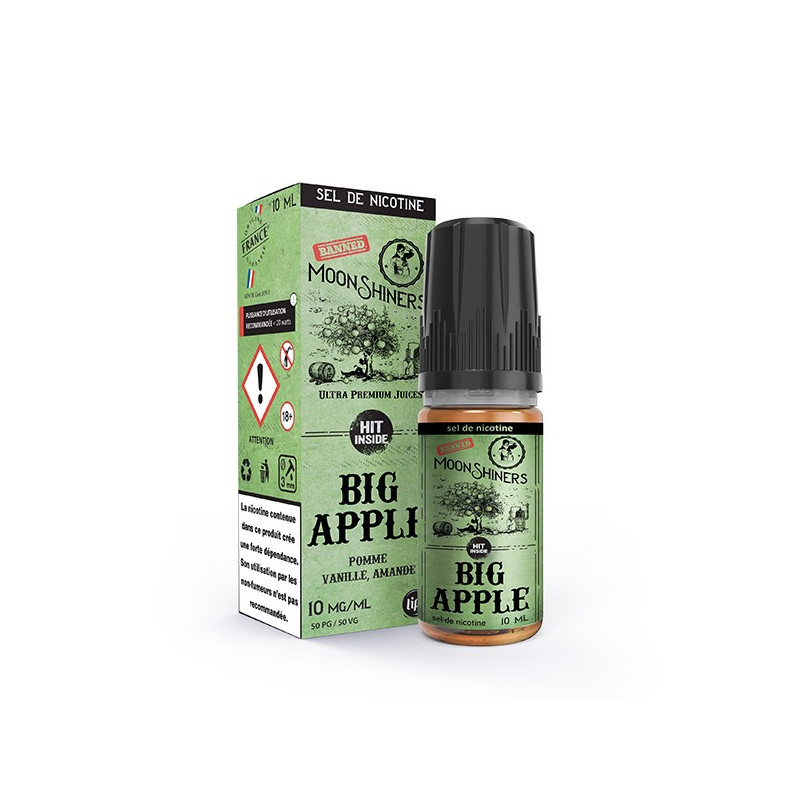 Moon Shiners : Big Apple Salt 10ml Le French Liquide (6 pièces)