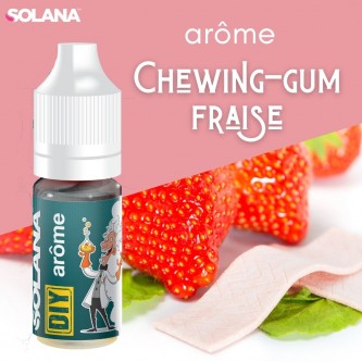 Concentré Chewing Gum Fraise 10ml Solana (10 pièces) //