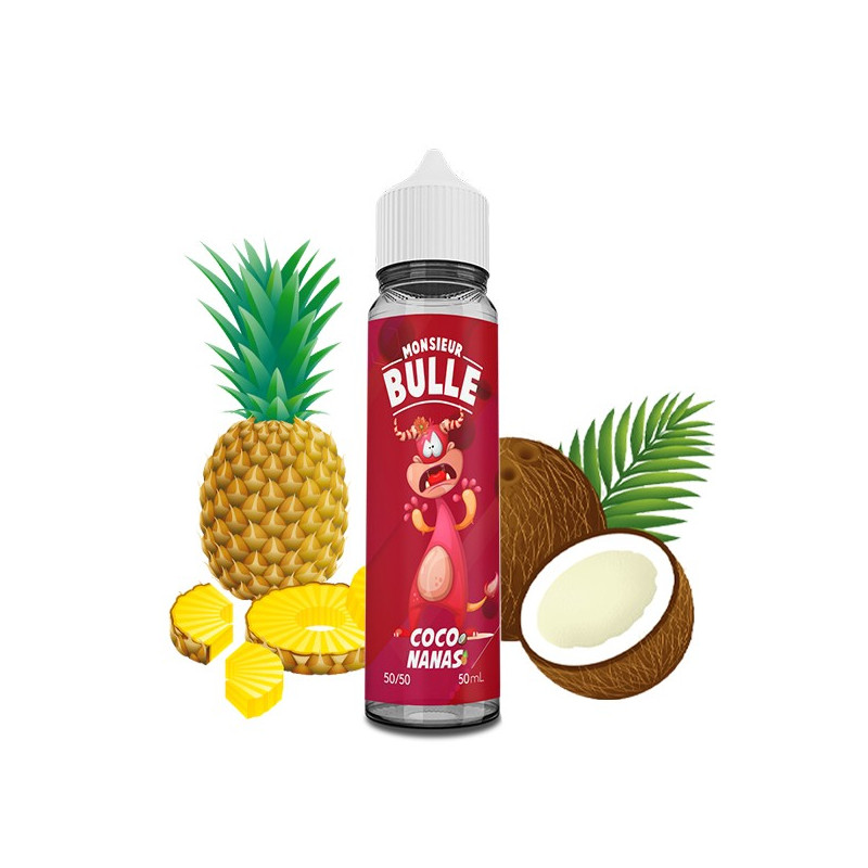 Coconanas 50ml Monsieur Bulle by Liquideo